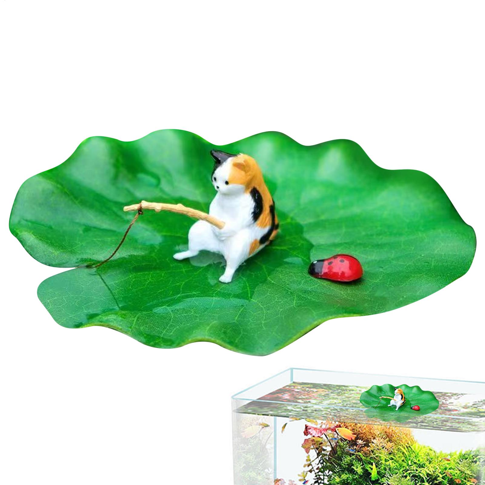 Aquarium Plants Live - Dekoracja do akwarium Pływający Kot Model