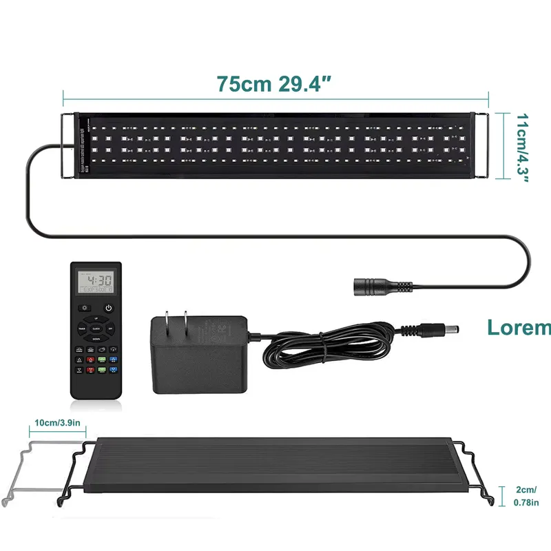 Live Plant Aquarium - Profesjonalna lampa LED do akwarium SIROKA