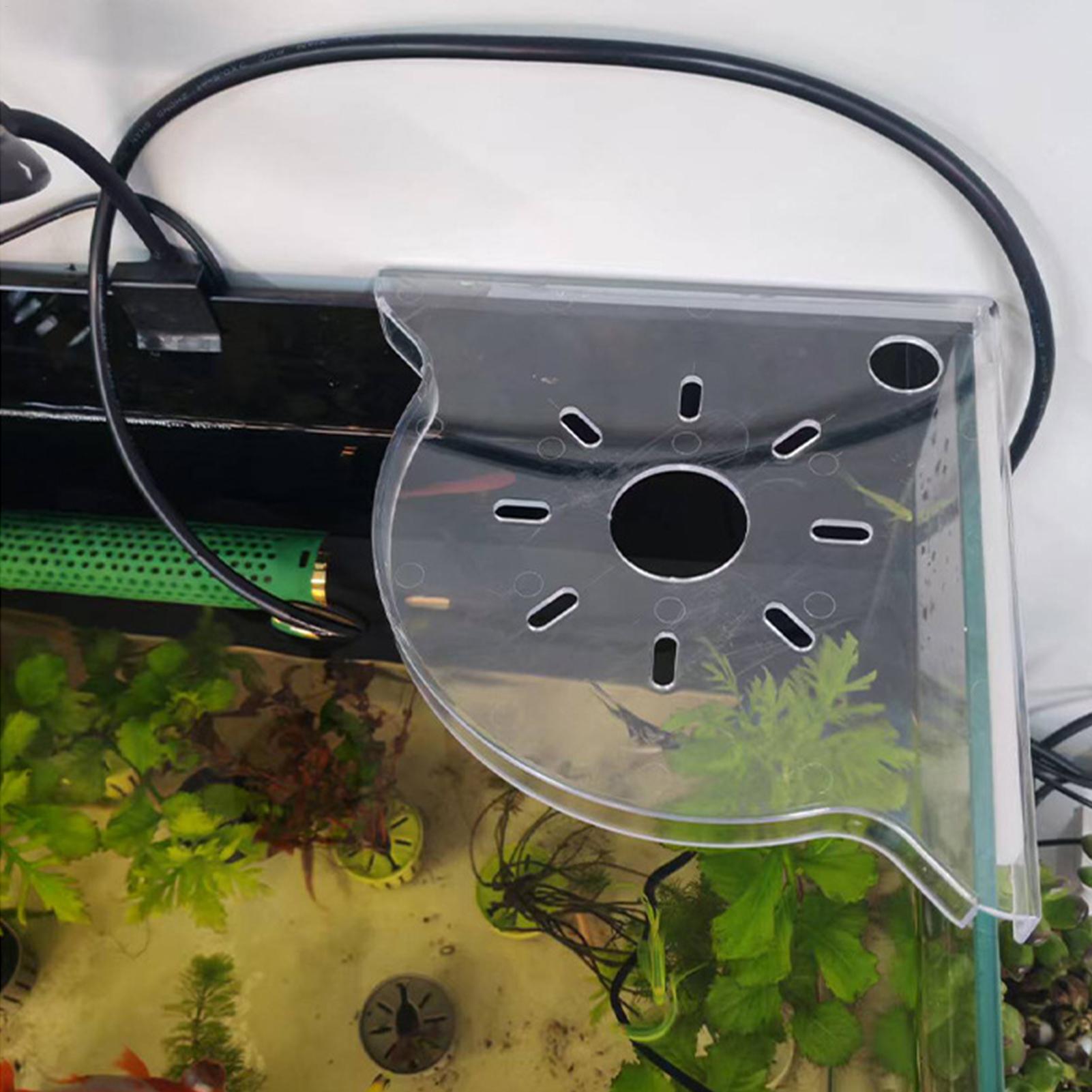 Aquarium Plant Holder - Trójkątny narożny regał do akwarium, uchwyt