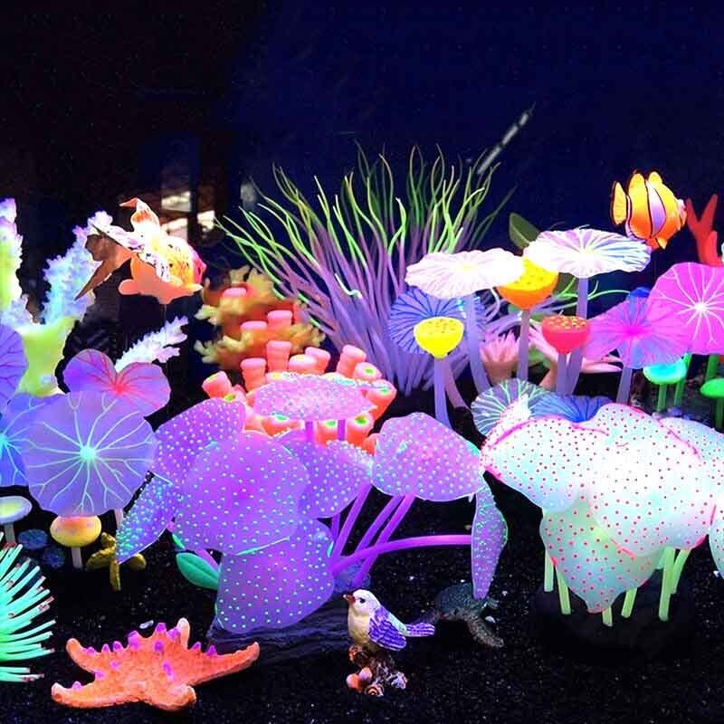 Silikonowe świecące dekoracje  – Aquarium Plants Live recenzja i cena