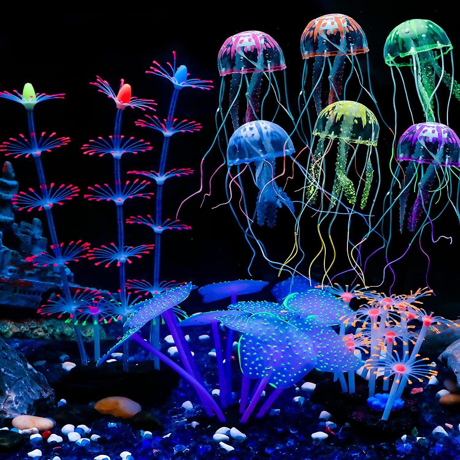 Silikonowe świecące dekoracje  – Aquarium Plants Live recenzja i cena