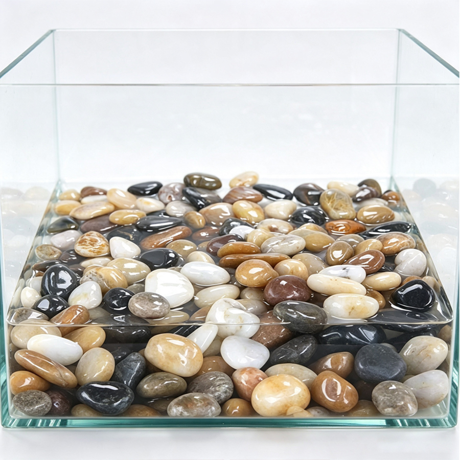 300-700g Gładkich Kamieni Rzec – Plant Aquarium Pot recenzja i cena